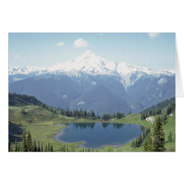 Cartão Lago Entre As Montanhas (Frente Horizontal)