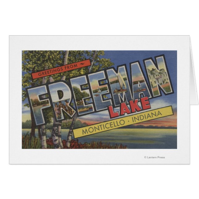 Cartão Lago Freeman - Cena Grande (Frente Horizontal)