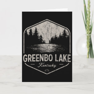 Cartão Lago Greenbo Kentucky Ao Ar Livre Vintage