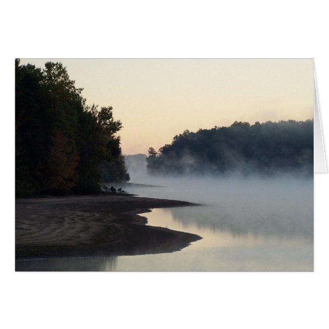 Cartão Lago Higgins Greensboro e Summerfield NC (Frente Horizontal)