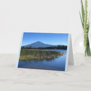 Cartão Lago Hosmer no Verão, OR