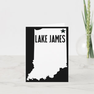 Cartão Lago james angola indiana condado de steuben