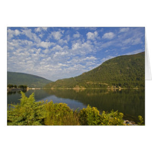 Cartão Lago Kootenay em Nelson, Colúmbia Britânica