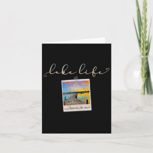 Cartão Lago Life Cuz Beaches Be Salty Vintage