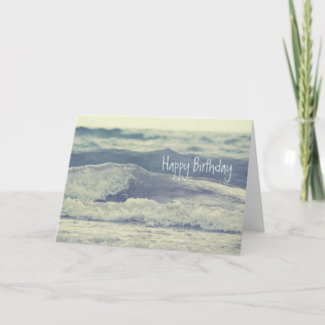 Cartão Lago Michigan Excelente Lagos Tidal Wave (Frente)