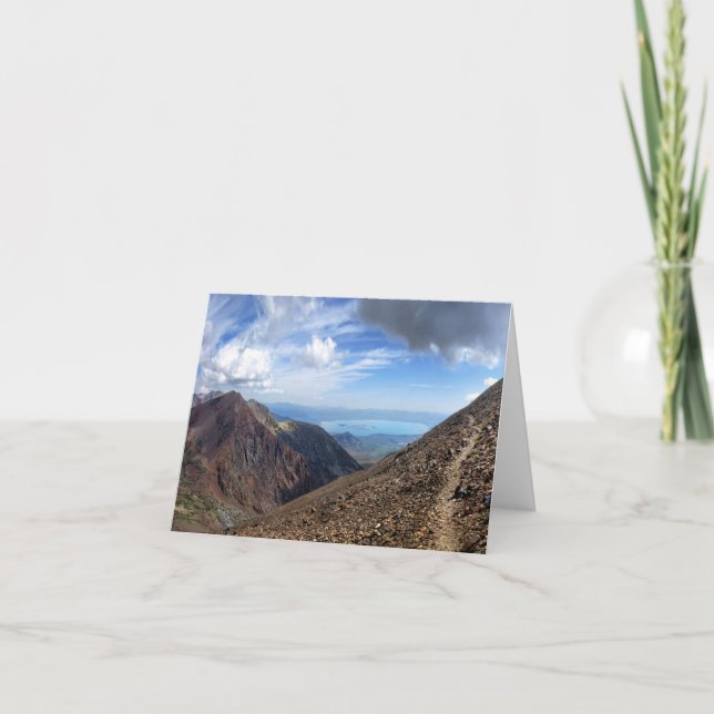 Cartão Lago Mono do Pico Koip - Sierra (Frente)