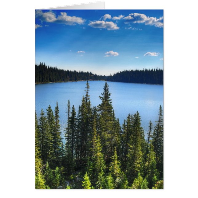 Cartão Lago Montanha (Frente)