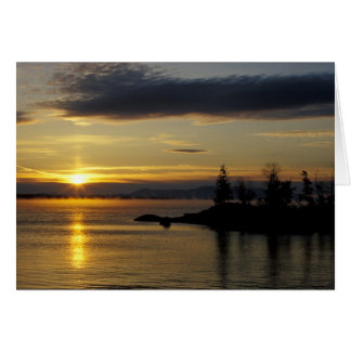 Cartão Lago Moosehead, Maine