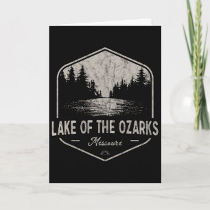 Cartão Lago Ozarks Missouri Ao Ar Livre Vintage