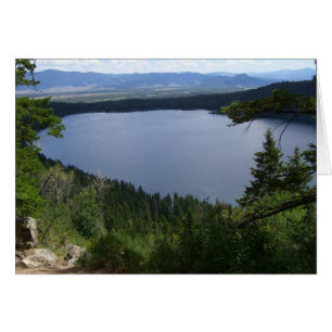 Cartão Lago Phelps no Parque Nacional Grand Teton