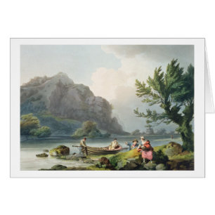 Cartão Lago philippe de Loutherbourg de Wyndermere,