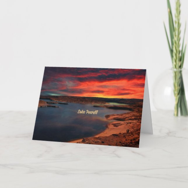 Cartão Lago Powell, Arizona (Frente)