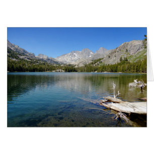 Cartão Lago Refletion, Mammoth Lagos CA, Dentro Vazio