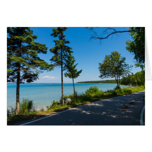 Cartão Lago Shore Drive Paradise (Frente horizontal)