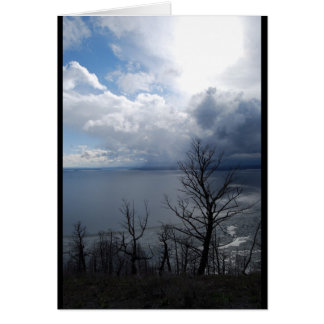 Cartão Lago Sunset Yellowstone