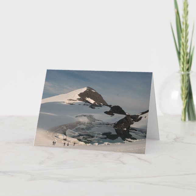 Cartão Lago superglacial de investigação Linda (Frente)