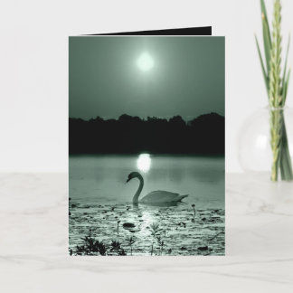 Cartão Lago swan