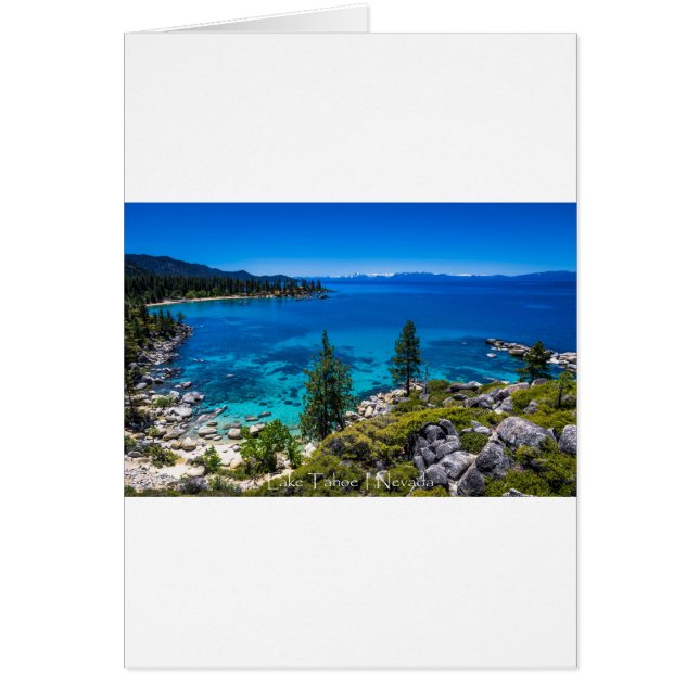 Cartão Lago Tahoe (Frente)