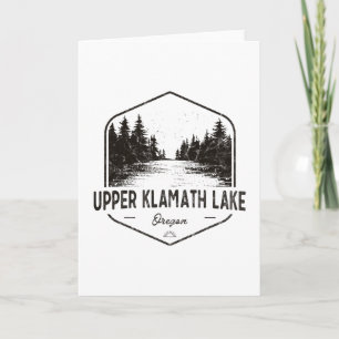 Cartão Lago Upper Klamath Oregon Atividades ao Ar Livre V