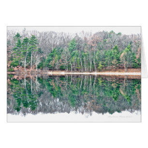 Cartão Lago Walden: Percebendo a beleza com uma mente ser