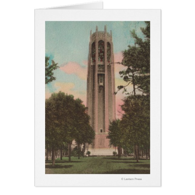 Cartão Lago Wales, FL - Visão Exterior do Cantor (Frente)