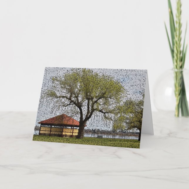 Cartão Lago Wendouree Pavilion Ballarat (Frente)