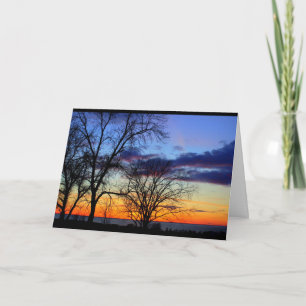 Cartão Lago Winnebago Sunset Pensando Em Você