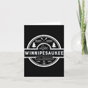 Cartão Lago Winnipesaukee New Hampshire Homens Mulheres C