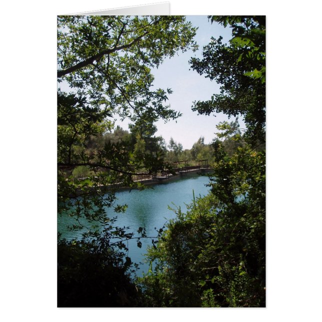Cartão Lago Zaros (Frente)