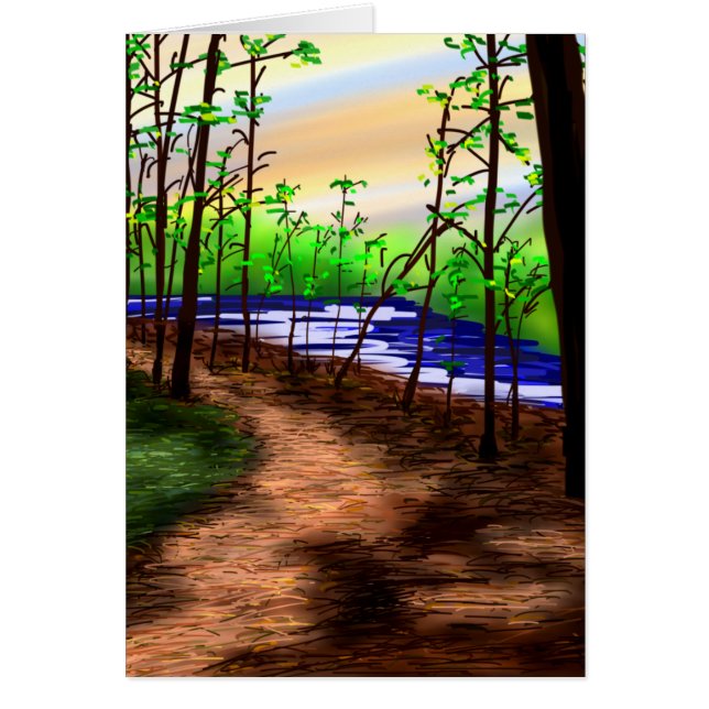 Cartão Lagoa 2 de Walden (Frente)