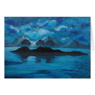 Cartão Lagoa azul