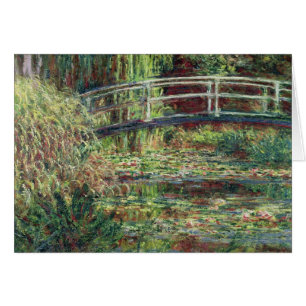 Cartão Lagoa de Claude Monet Waterlily: Harmonia