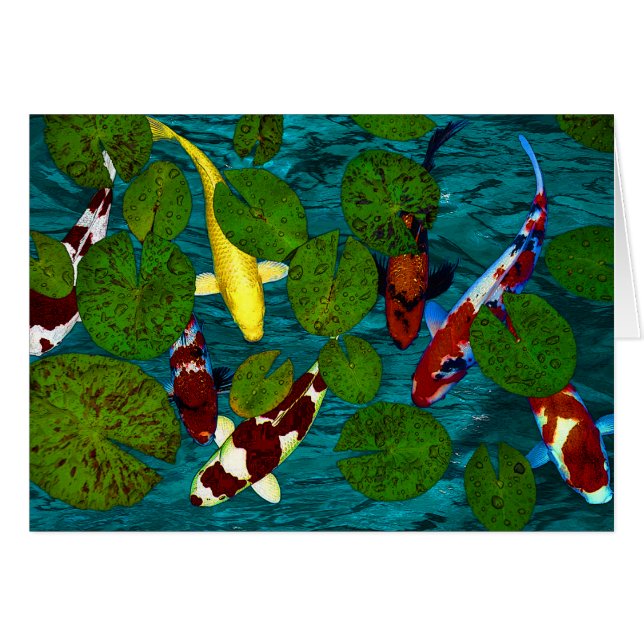 CARTÃO LAGOA DE KOI (Frente Horizontal)