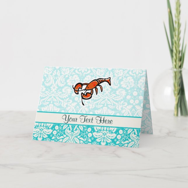 Cartão Lagosta; Cuta (Frente)