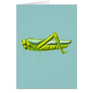 Cartão Lagosta grasshopper