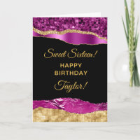 Lágrimas de vidro roxas e Douradas Doce Dezesseis