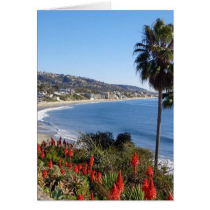 Cartão laguna Beach california