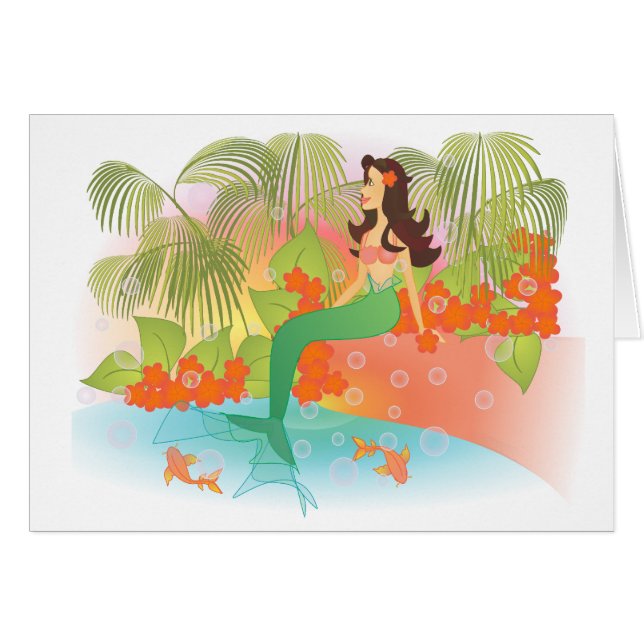 Cartão Laguna Mermaid (Frente horizontal)