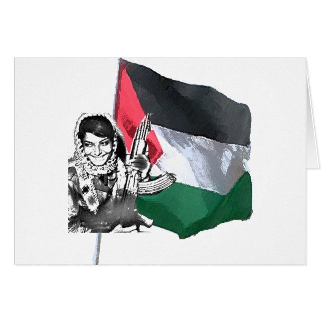 Cartão Laila Khaled (Frente Horizontal)