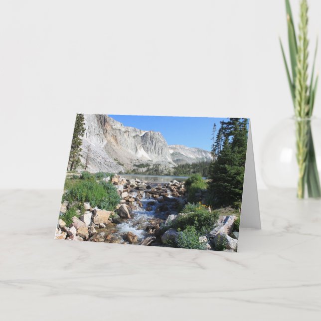 Cartão Lake Marie in Summertime Greeting Card (Frente)