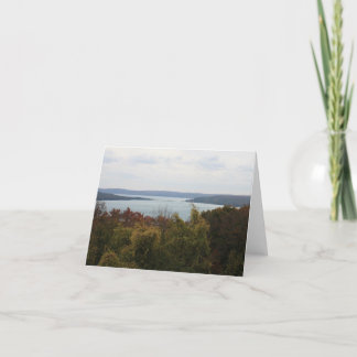 Cartão Lake Michigan Bay (Blank Notecard)