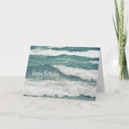 Cartão Lake Michigan Rolling Waves