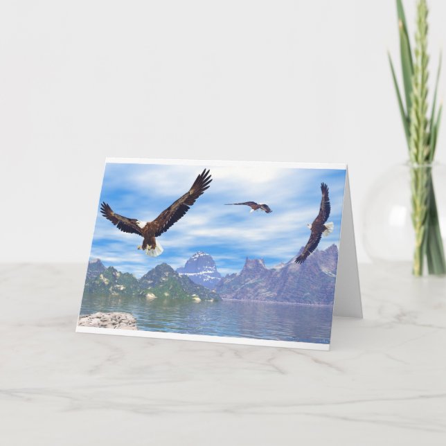 Cartão Lake of the Eagles (Frente)