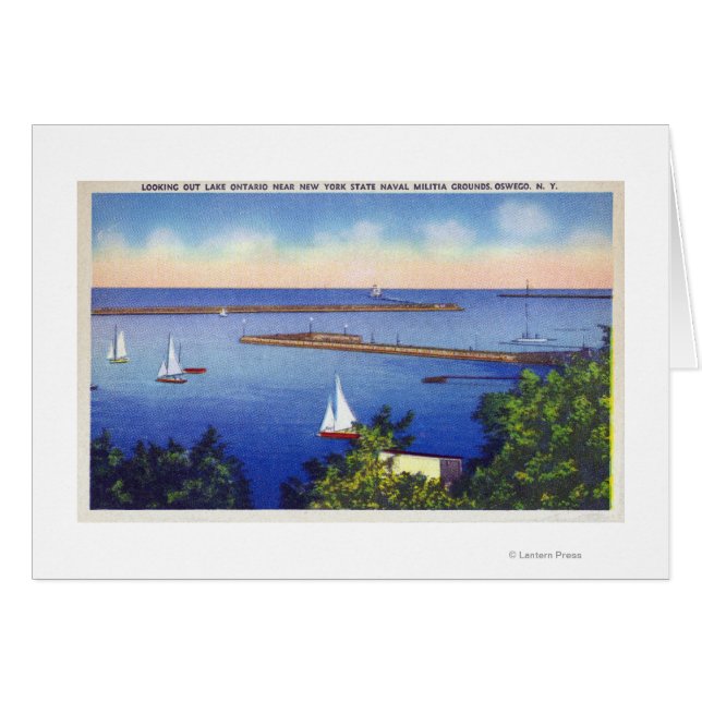 Cartão Lake Ontario View (Frente Horizontal)