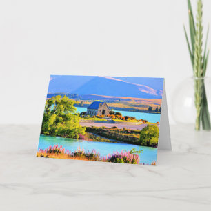 Cartão Lake Tekapo, New Zealand