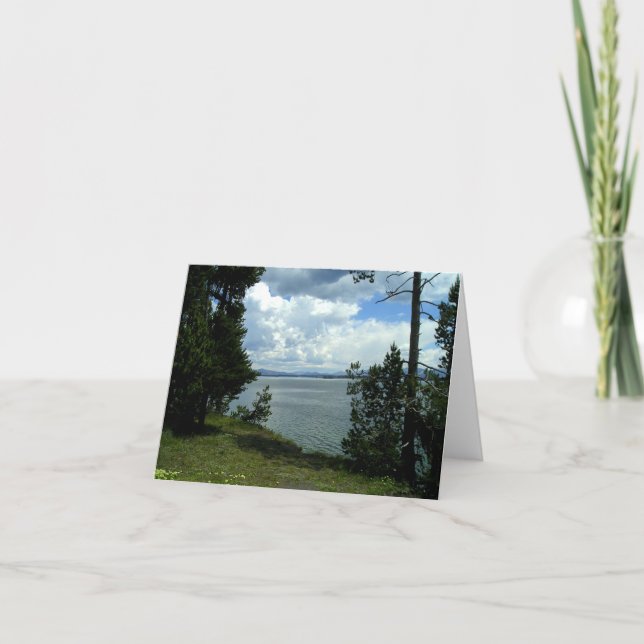 Cartão Lake Yellowstone Blank Note Cards (Frente)