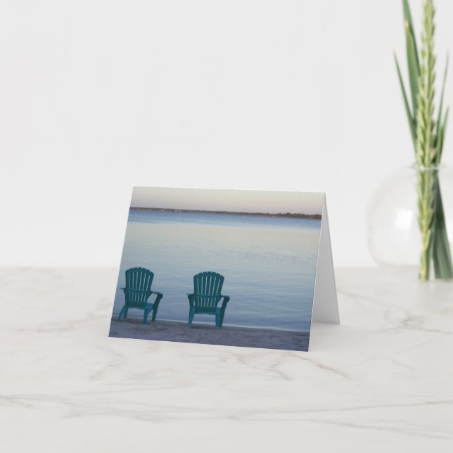 Cartão Lakehouse Chairs-Blank NoteCards (Frente)