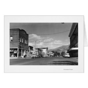 Cartão Lakeview, Oregon Main Street View Fotografia nº 2