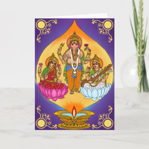 Cartão Lakshmi Ganesh