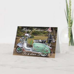 CARTÃO LAMBRETTA SCOOTER FATHERS DAY CARD